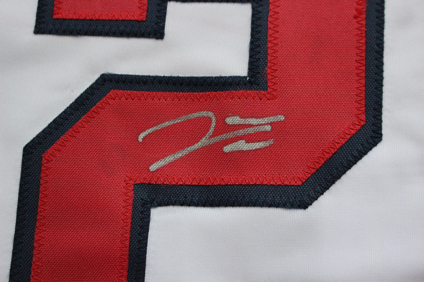JAMES WOOD WASHINGTON NATIONALS SIGNED HOME JERSEY BAS