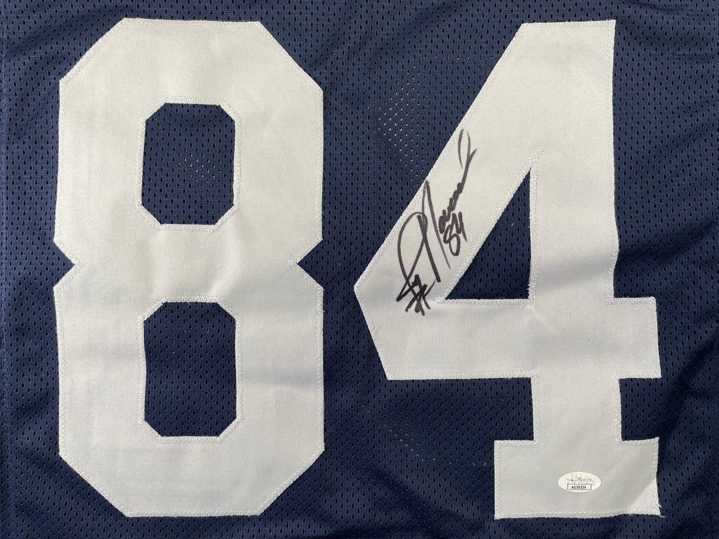 JAY NOVACEK DALLAS COWBOYS SIGNED THANKSGIVING JERSEY Wyoming JSA COA