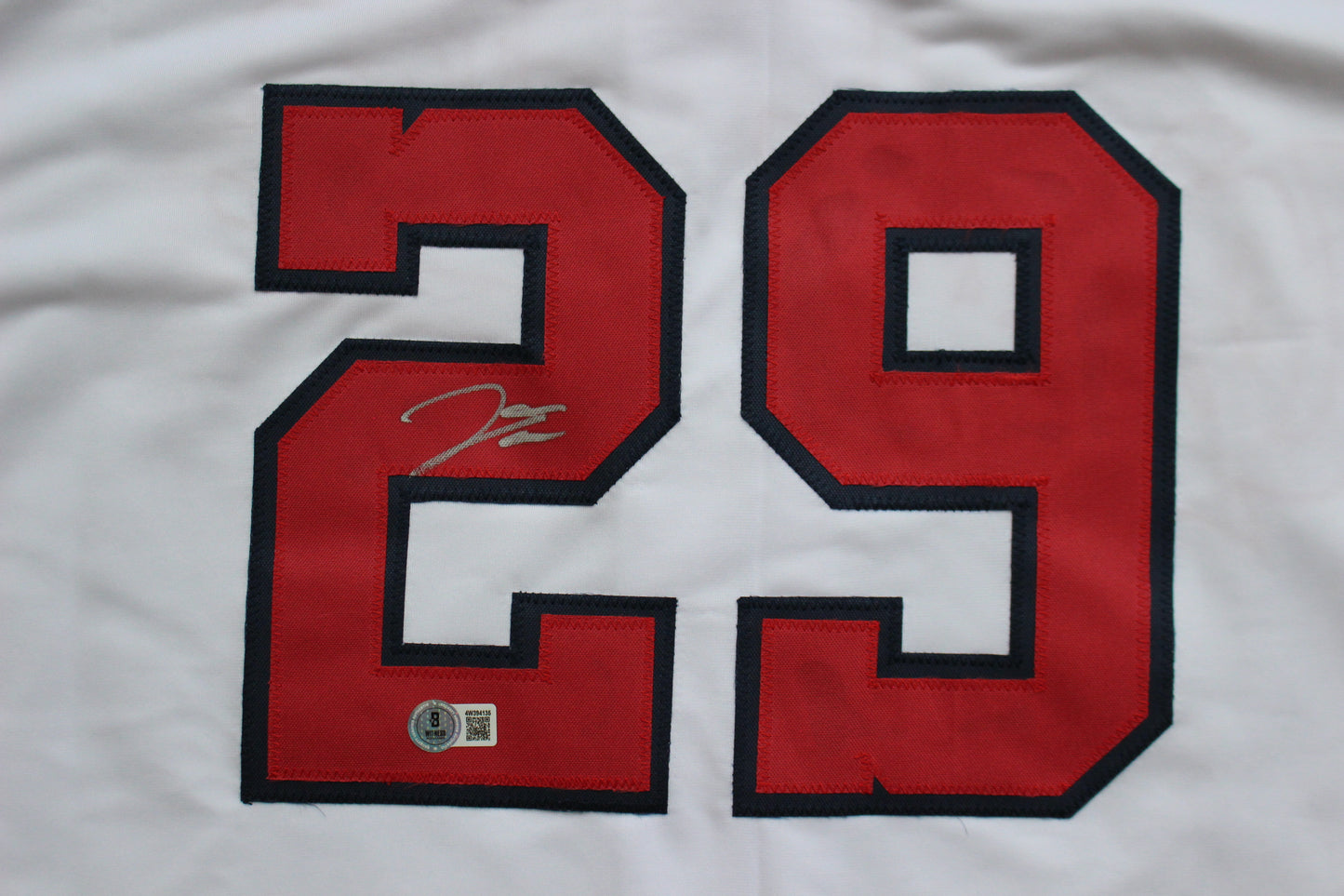 JAMES WOOD WASHINGTON NATIONALS SIGNED HOME JERSEY BAS