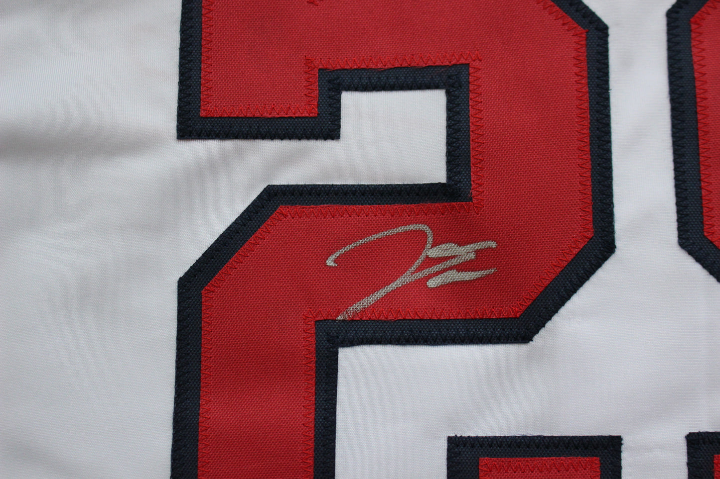 JAMES WOOD WASHINGTON NATIONALS SIGNED HOME JERSEY BAS
