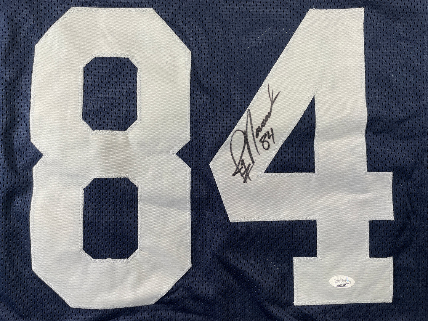 JAY NOVACEK DALLAS COWBOYS SIGNED THANKSGIVING JERSEY Wyoming JSA COA