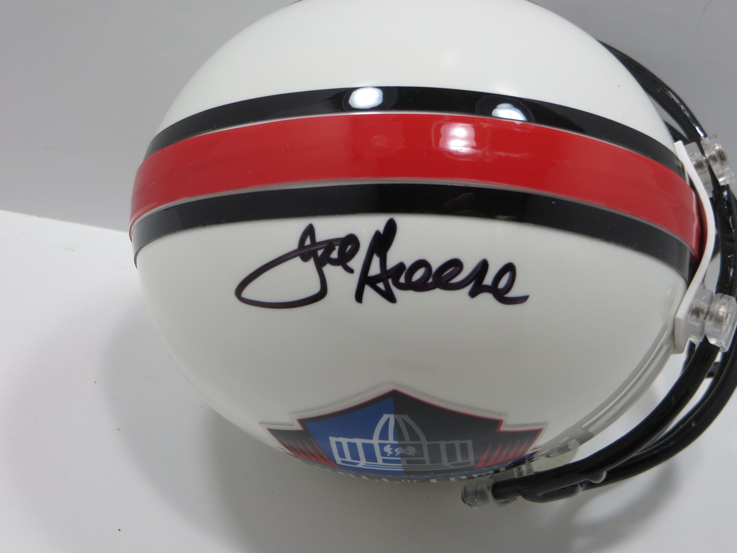 JOE GREENE PITTSBURGH STEELERS SIGNED NFL Hall of Fame MINI HELMET JSA COA