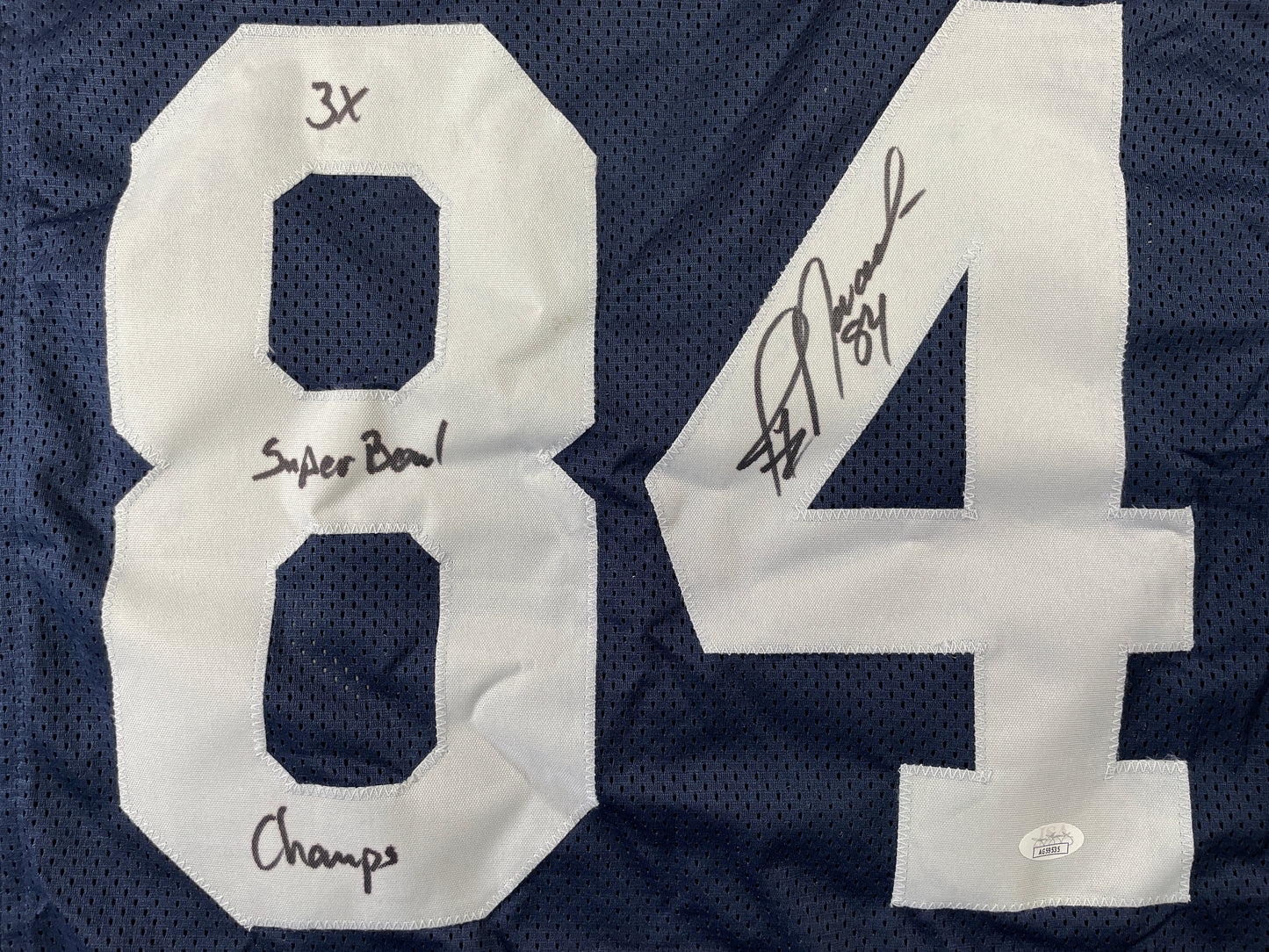 JAY NOVACEK DALLAS COWBOYS SIGNED THANKSGIVING JERSEY Wyoming JSA COA