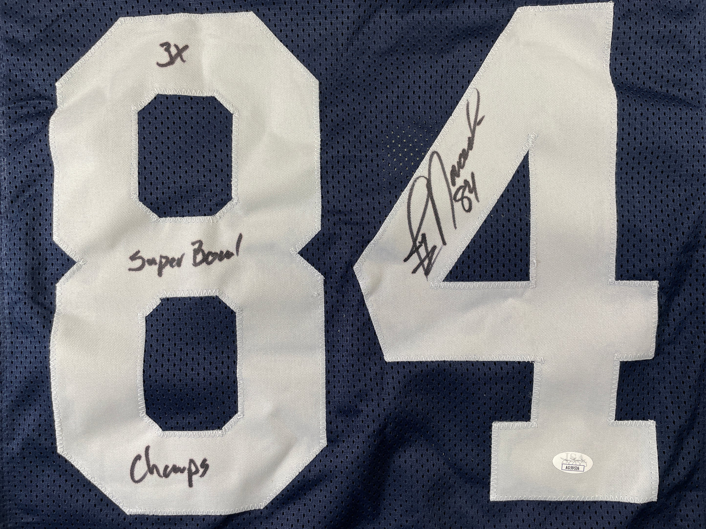 JAY NOVACEK DALLAS COWBOYS SIGNED THANKSGIVING JERSEY Wyoming JSA COA