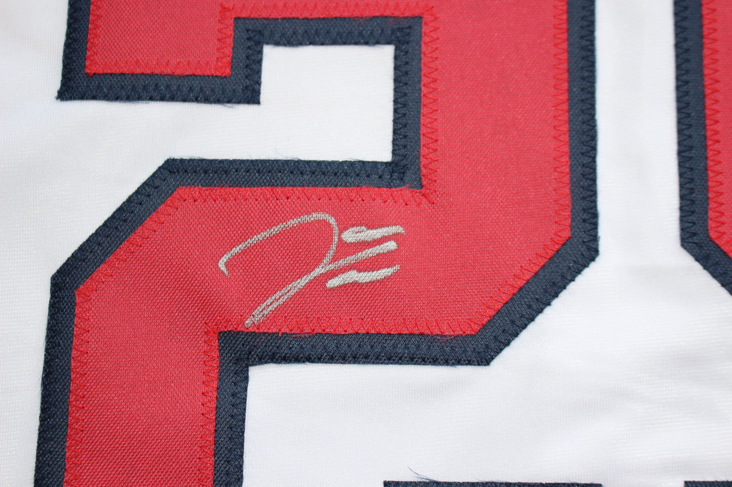 JAMES WOOD WASHINGTON NATIONALS SIGNED HOME JERSEY BAS