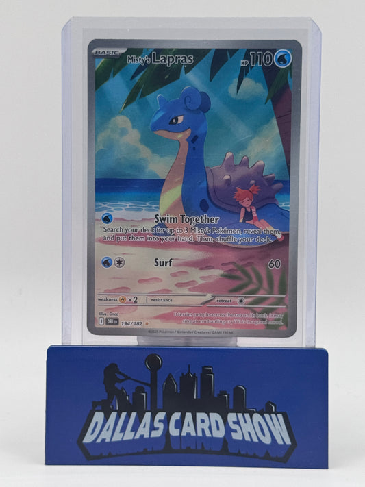 2025 Pokemon - Misty's Lapras (Illustration Rare) - 194/182 Destined Rivals NM (Copy)