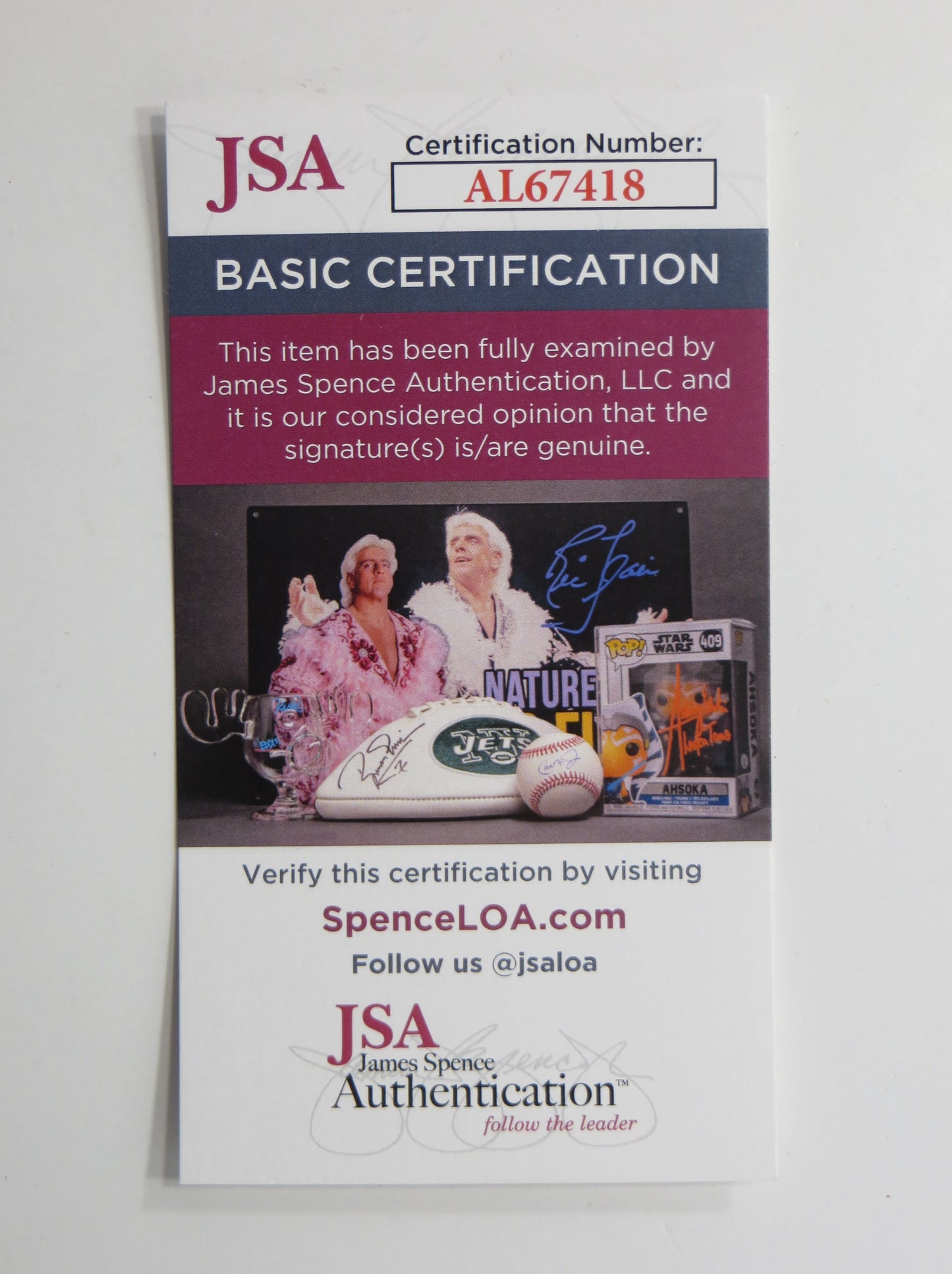 JOHNNY BOWERS SIGNED TORONTO MAPLE LEAFS All Star Game Paper JSA COA