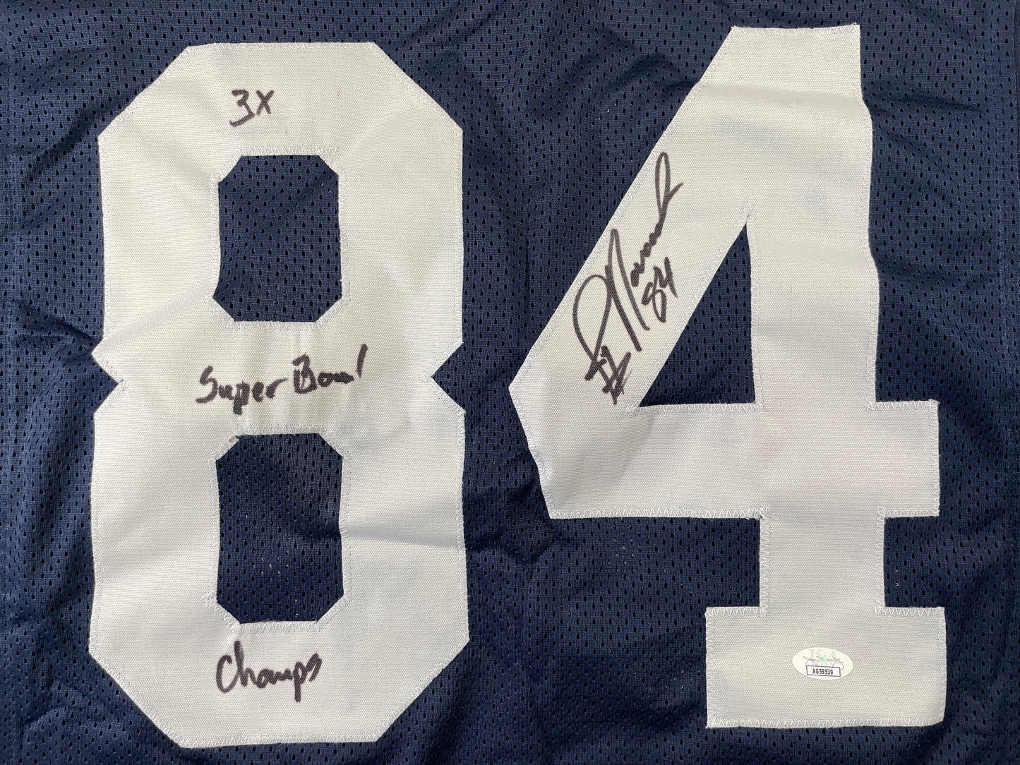 JAY NOVACEK DALLAS COWBOYS SIGNED THANKSGIVING JERSEY Wyoming JSA COA