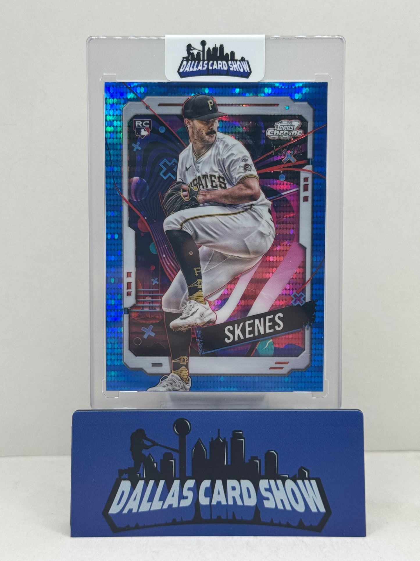 2024 Topps Chrome Cosmic #30 Paul Skenes Rookie RC Blue Seismic /99
