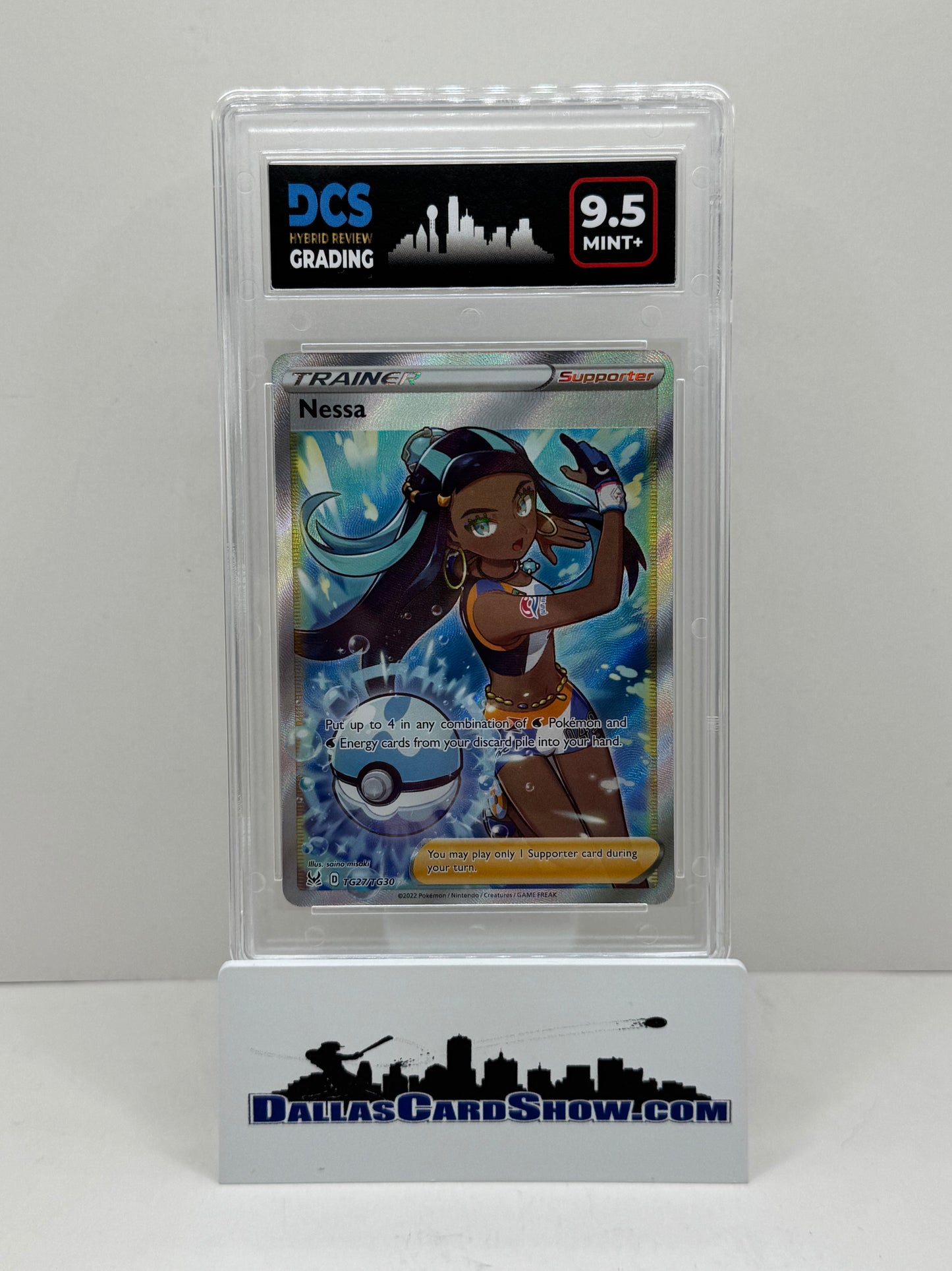 Nessa TG27/TG30 Swsh11: Lost Origin Trainer Gallery Holo DCS 9.5