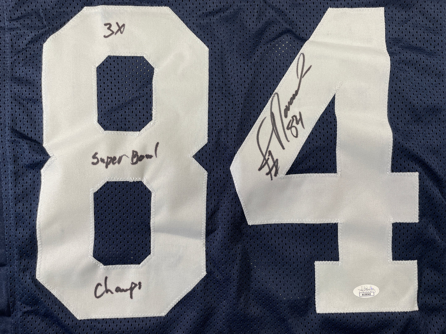 JAY NOVACEK DALLAS COWBOYS SIGNED THANKSGIVING JERSEY Wyoming JSA COA