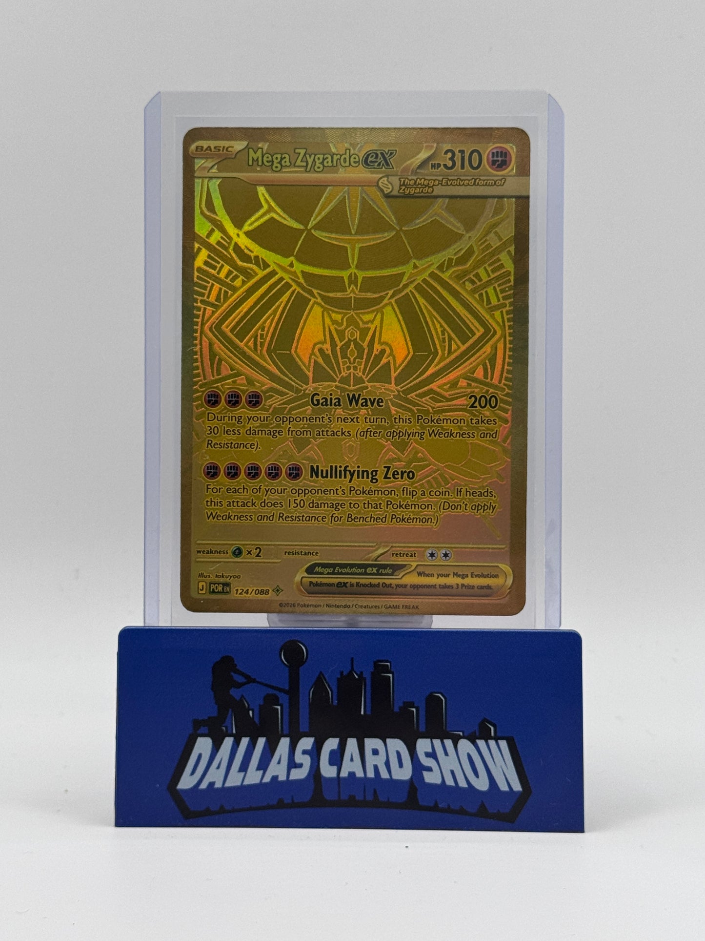 2026 Pokemon - Mega Zygarde ex (Secret) - 124/088 Perfect Order NM