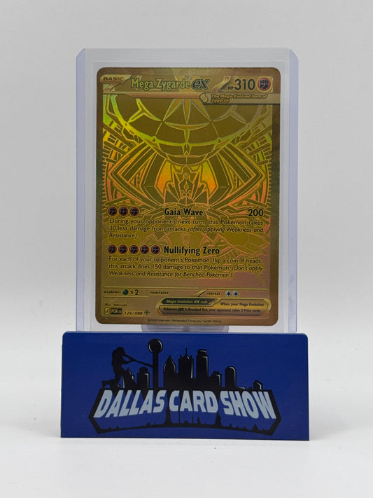 2026 Pokemon - Mega Zygarde ex (Secret) - 124/088 Perfect Order NM