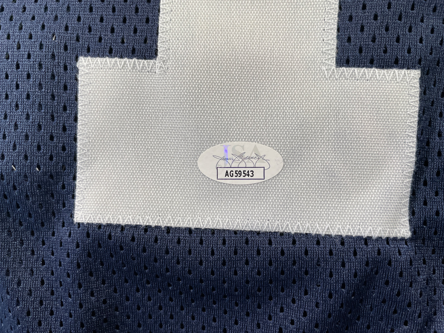 JAY NOVACEK DALLAS COWBOYS SIGNED THANKSGIVING JERSEY Wyoming JSA COA