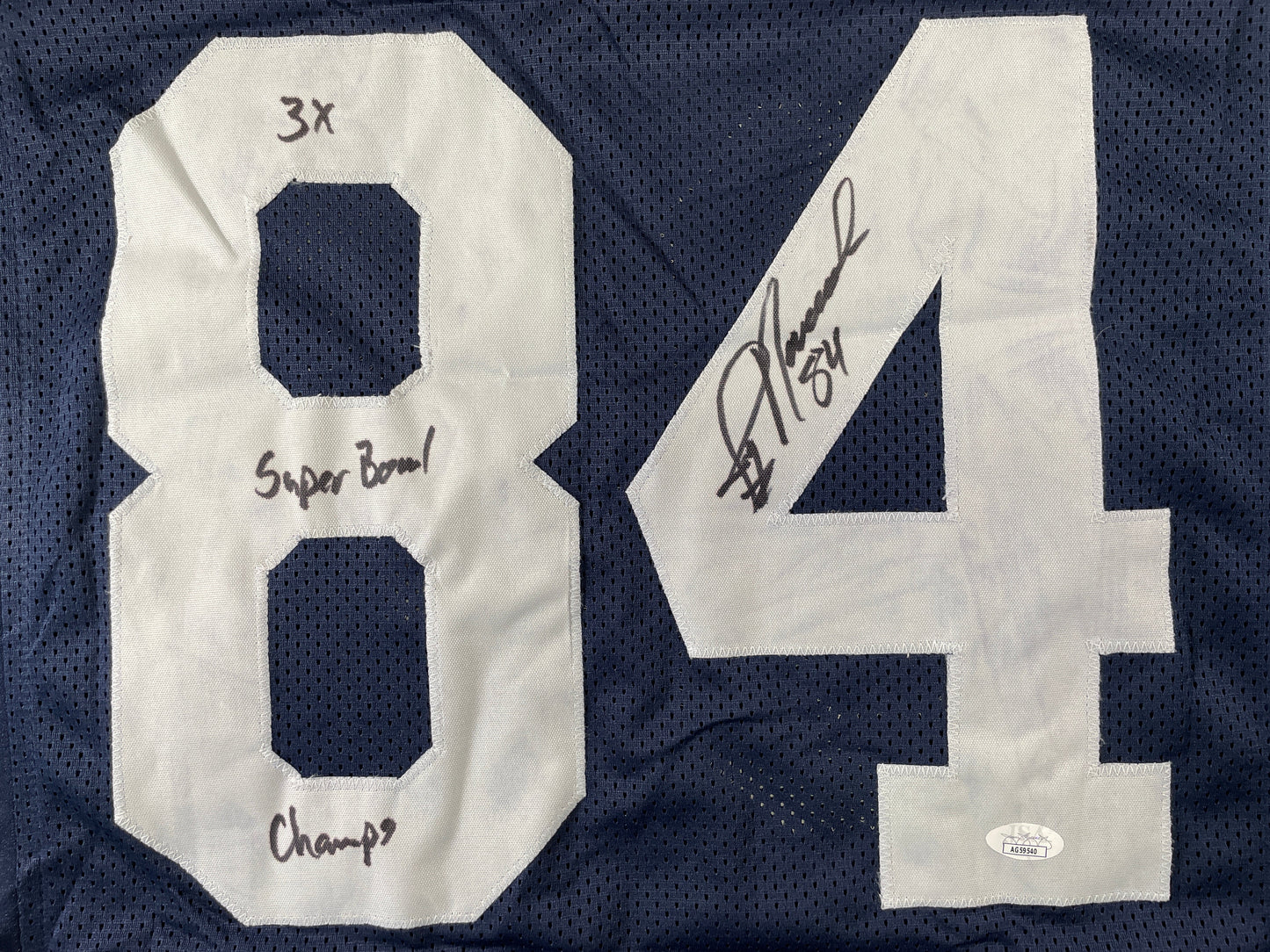 JAY NOVACEK DALLAS COWBOYS SIGNED THANKSGIVING JERSEY Wyoming JSA COA