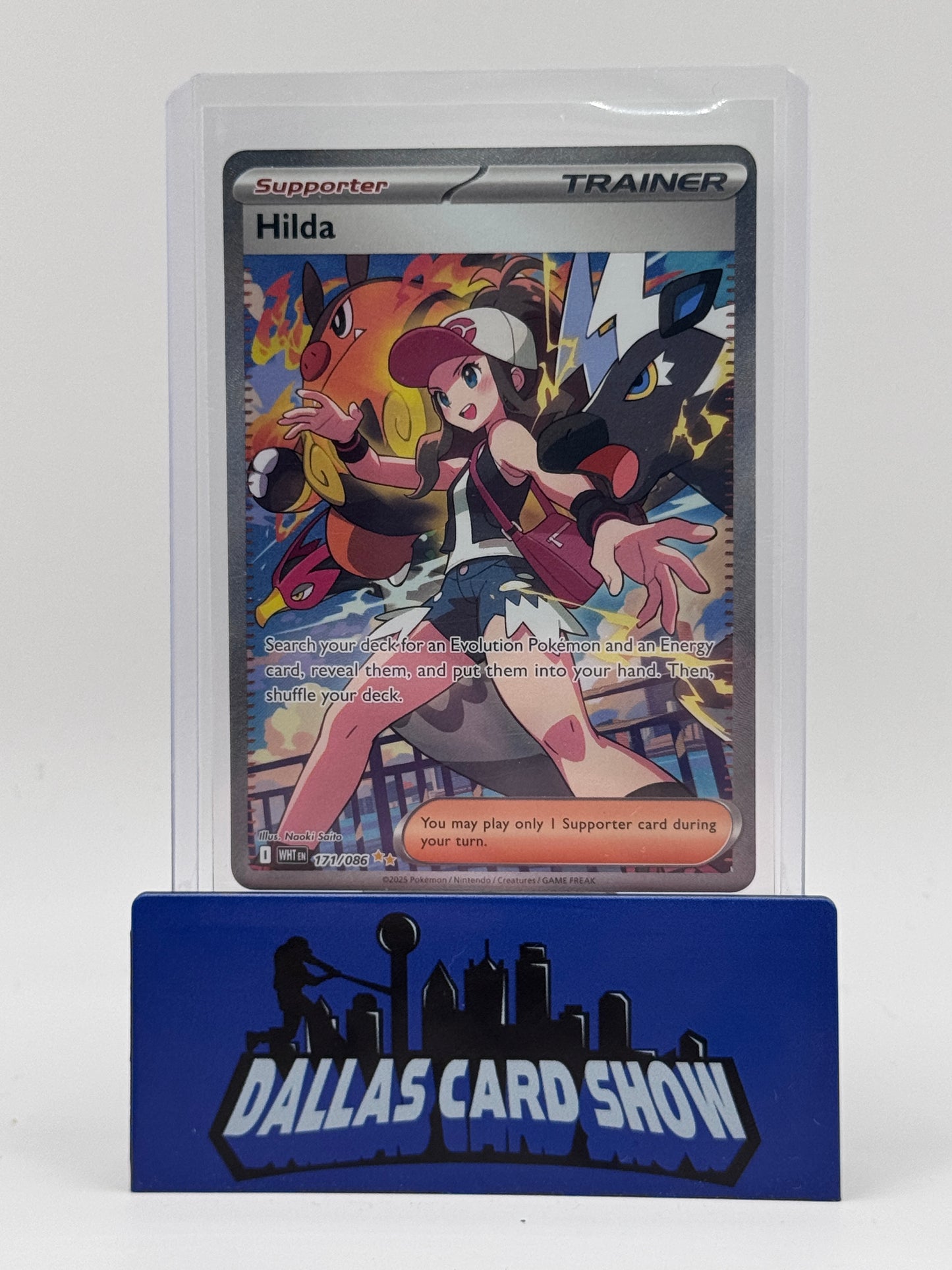 2025 Pokemon - Hilda (SIR) - 171/086 White Flare NM