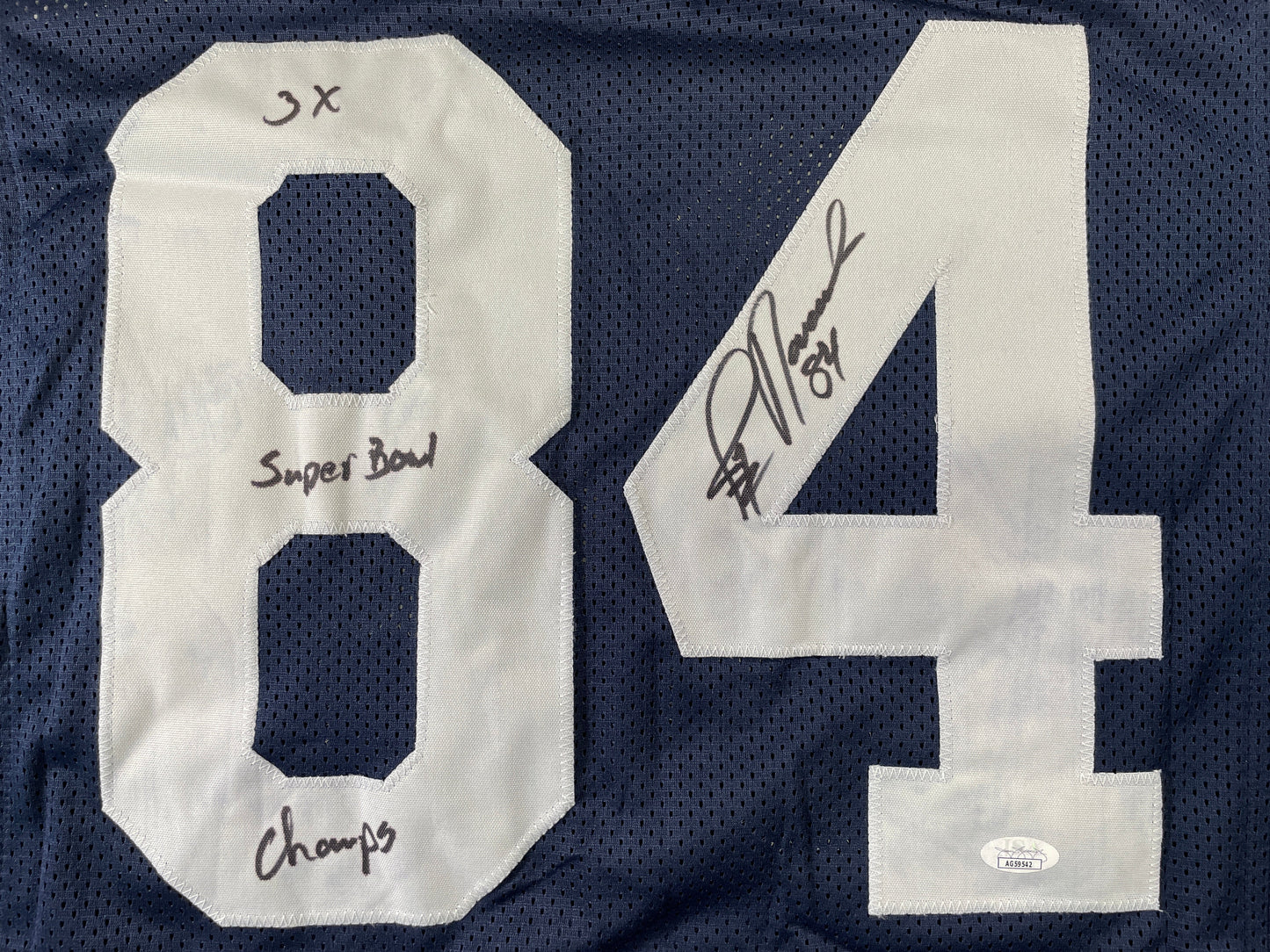 JAY NOVACEK DALLAS COWBOYS SIGNED THANKSGIVING JERSEY Wyoming JSA COA