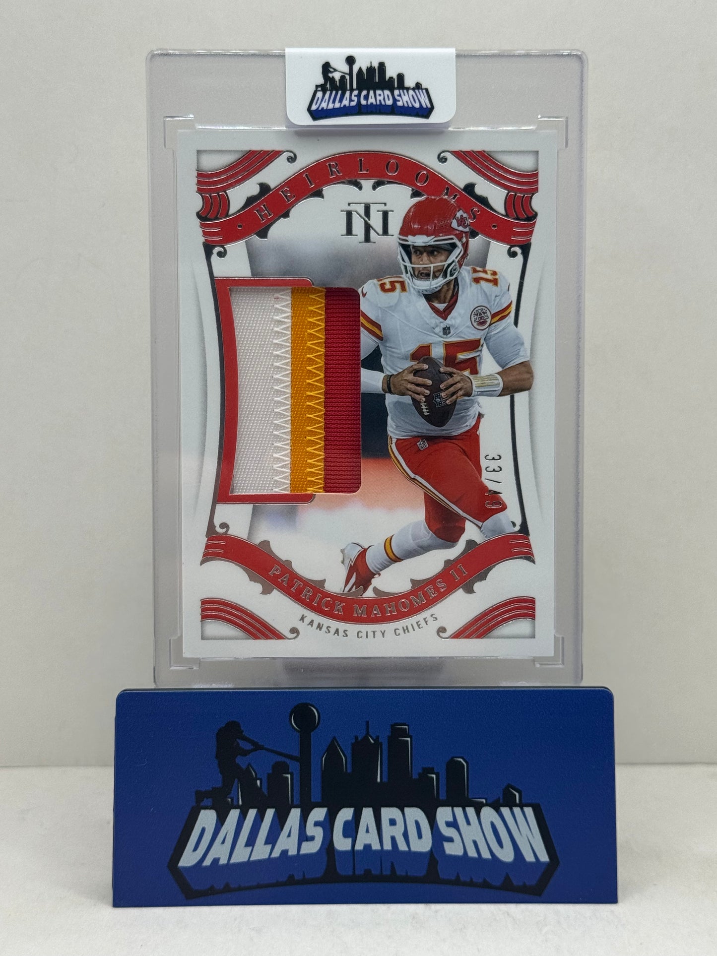 2025 National Treasure Patrick Mahomes ll Heirlooms Patch /49 Chiefs
