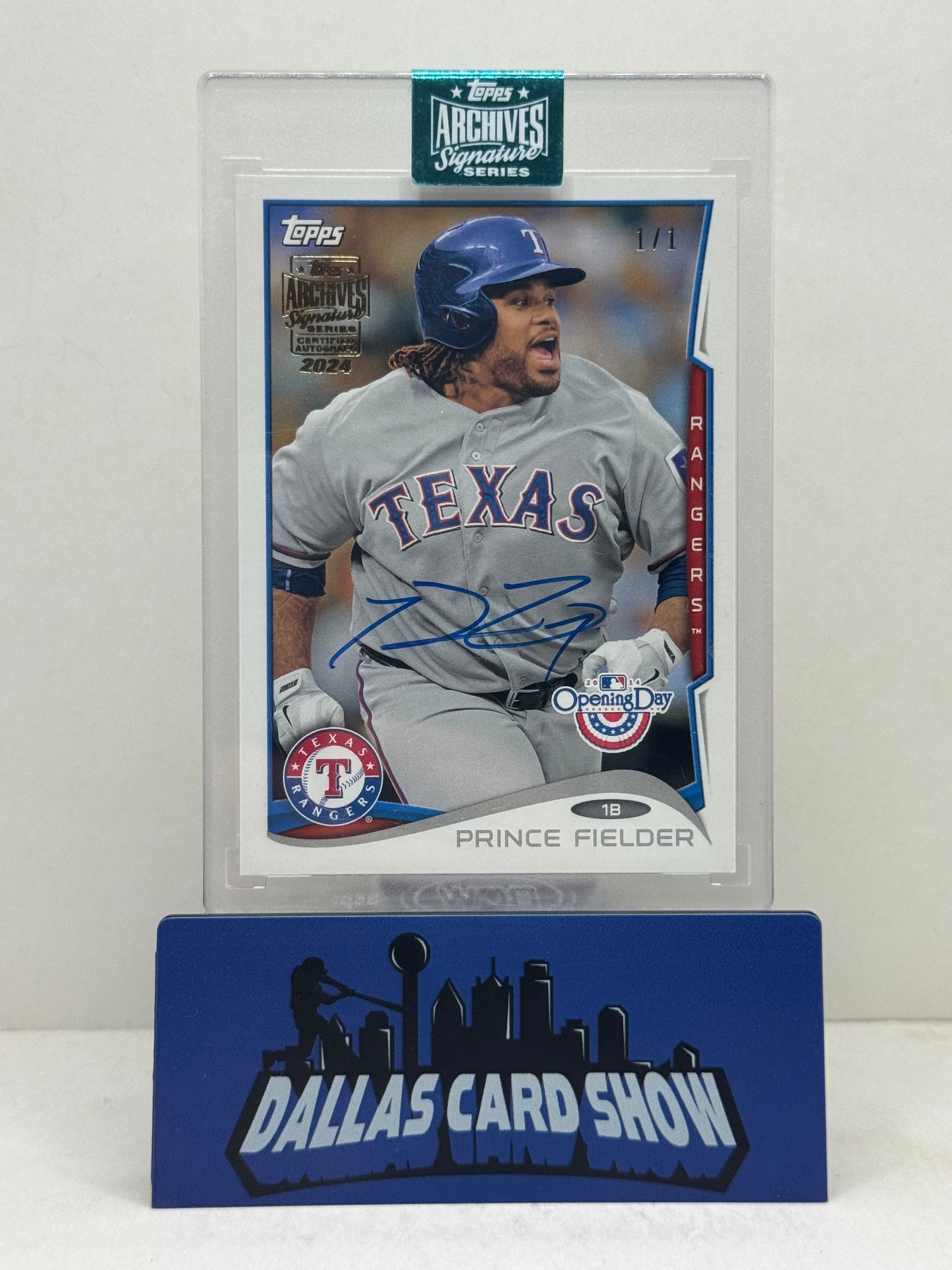 2024 Topps Archives Signature Series Prince Fielder Autograph 1/1
