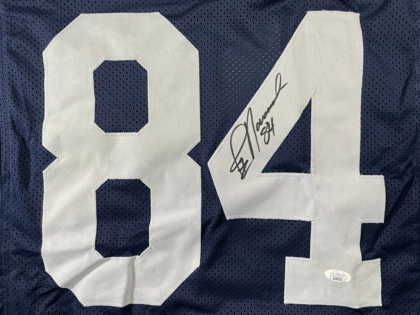 JAY NOVACEK DALLAS COWBOYS SIGNED THANKSGIVING JERSEY Wyoming JSA COA