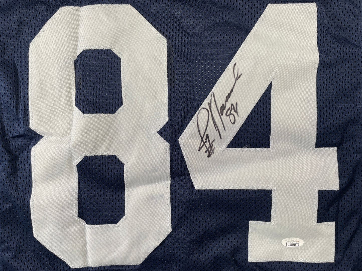 JAY NOVACEK DALLAS COWBOYS SIGNED THANKSGIVING JERSEY Wyoming JSA COA