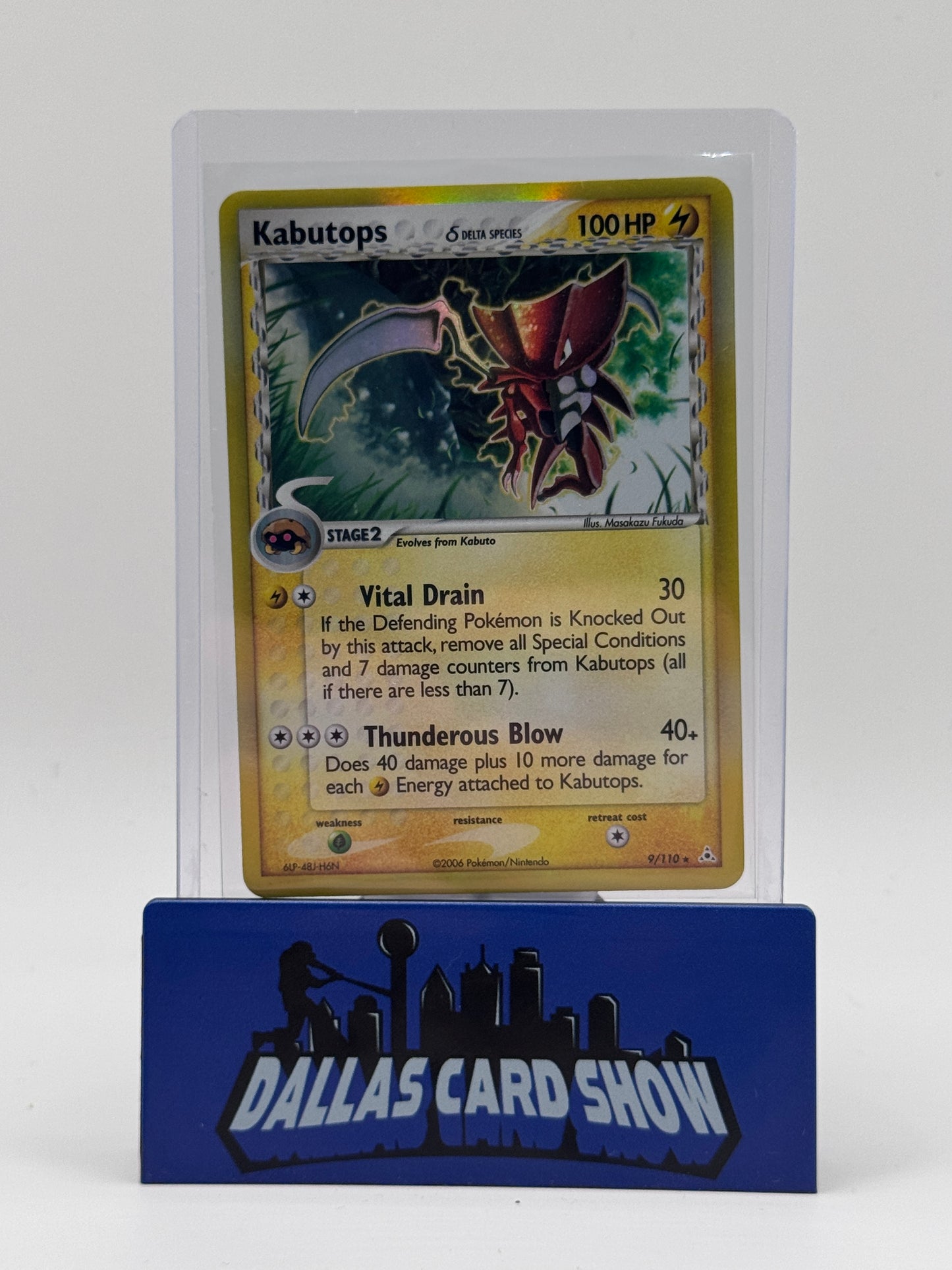 2006 Pokemon - Kabutops (Holo) - 9/110 Delta Species LP
