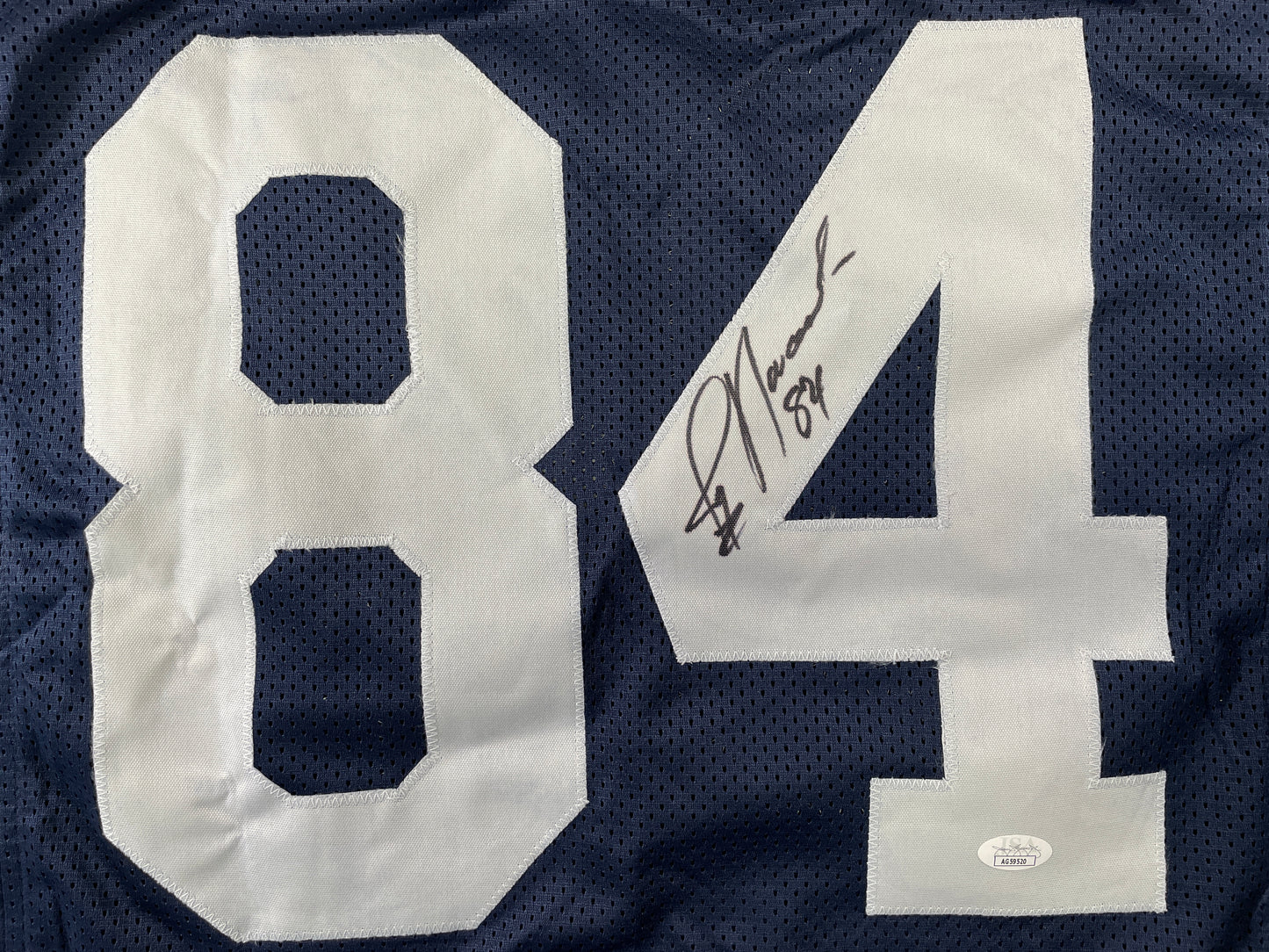 JAY NOVACEK DALLAS COWBOYS SIGNED THANKSGIVING JERSEY Wyoming JSA COA