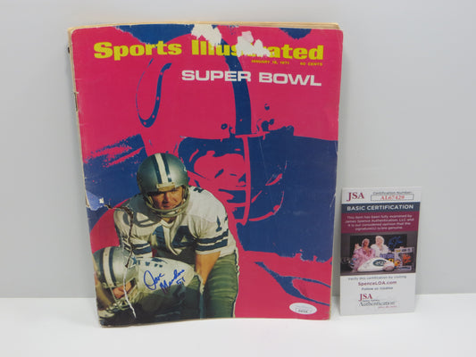DAVE MANDERS SIGNED Sports Ilustrated Magazine DALLAS COWBOYS JSA COA