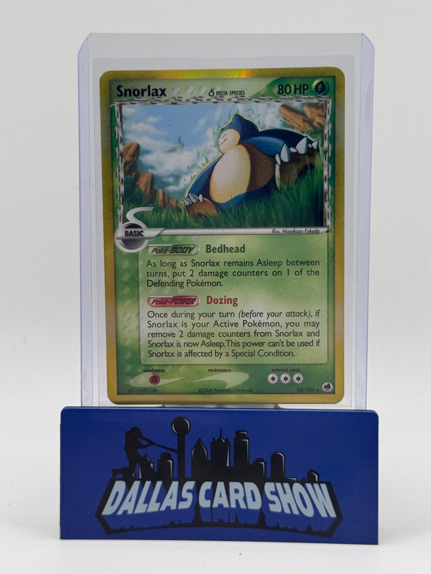 2006 Pokemon - Snorlax (Delta Species) - 10/101 Delta Species MP