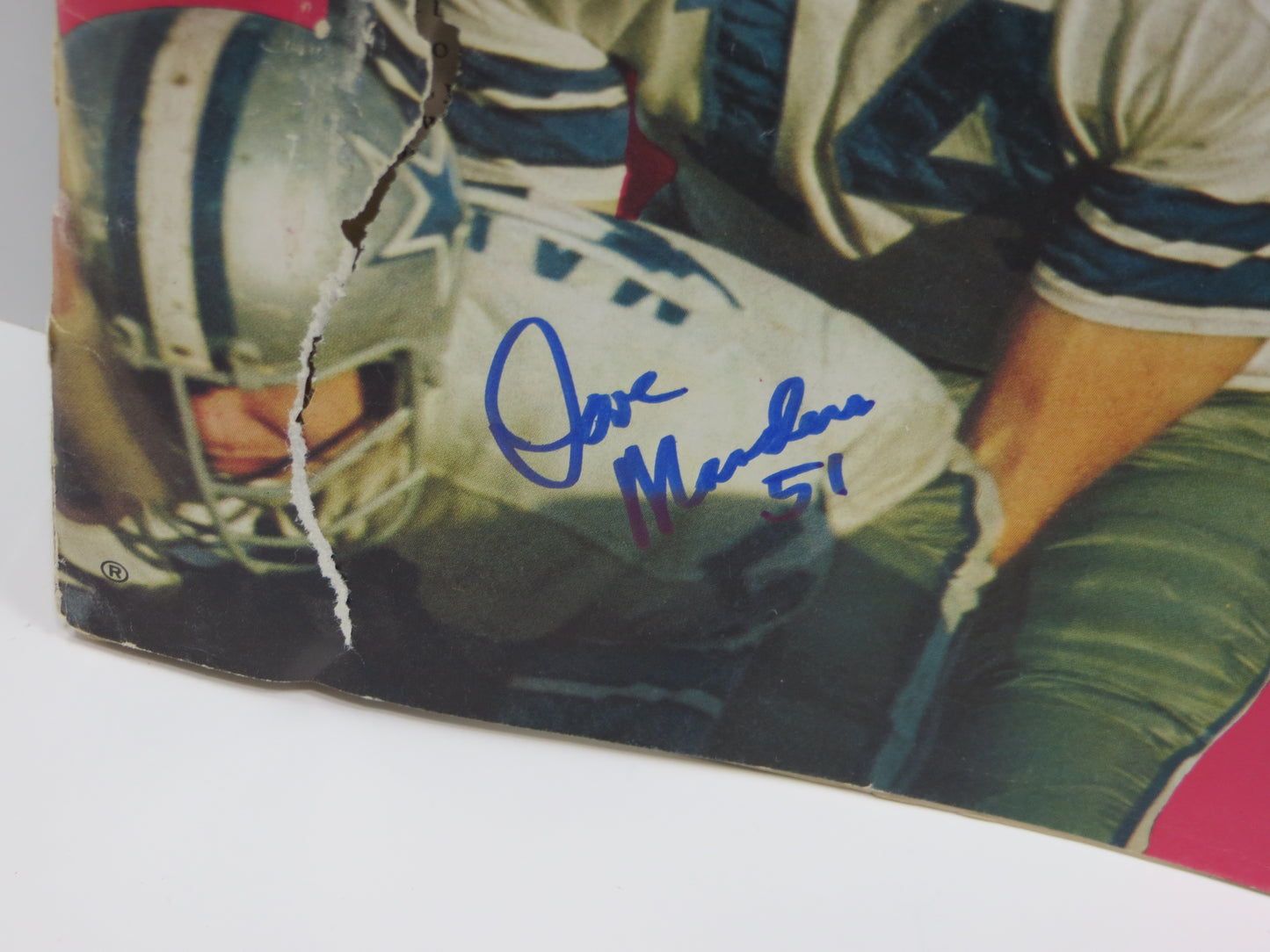 DAVE MANDERS SIGNED Sports Ilustrated Magazine DALLAS COWBOYS JSA COA