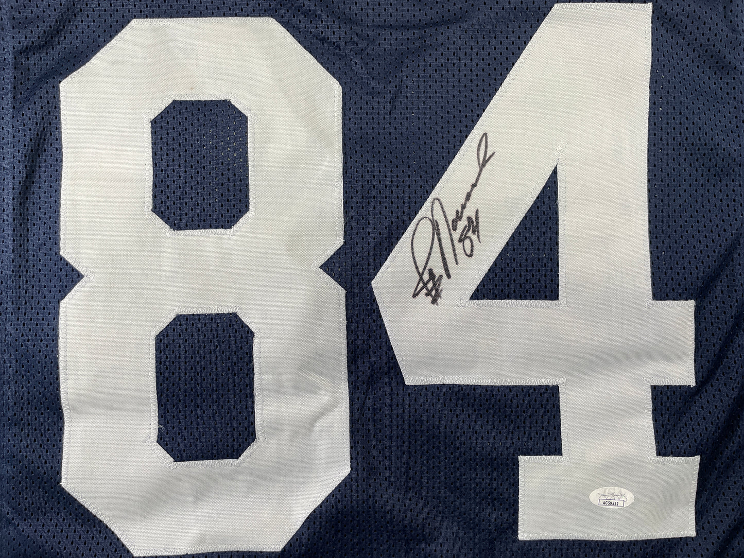 JAY NOVACEK DALLAS COWBOYS SIGNED THANKSGIVING JERSEY Wyoming JSA COA
