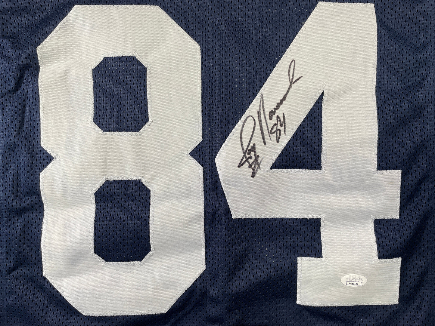 JAY NOVACEK DALLAS COWBOYS SIGNED THANKSGIVING JERSEY Wyoming JSA COA
