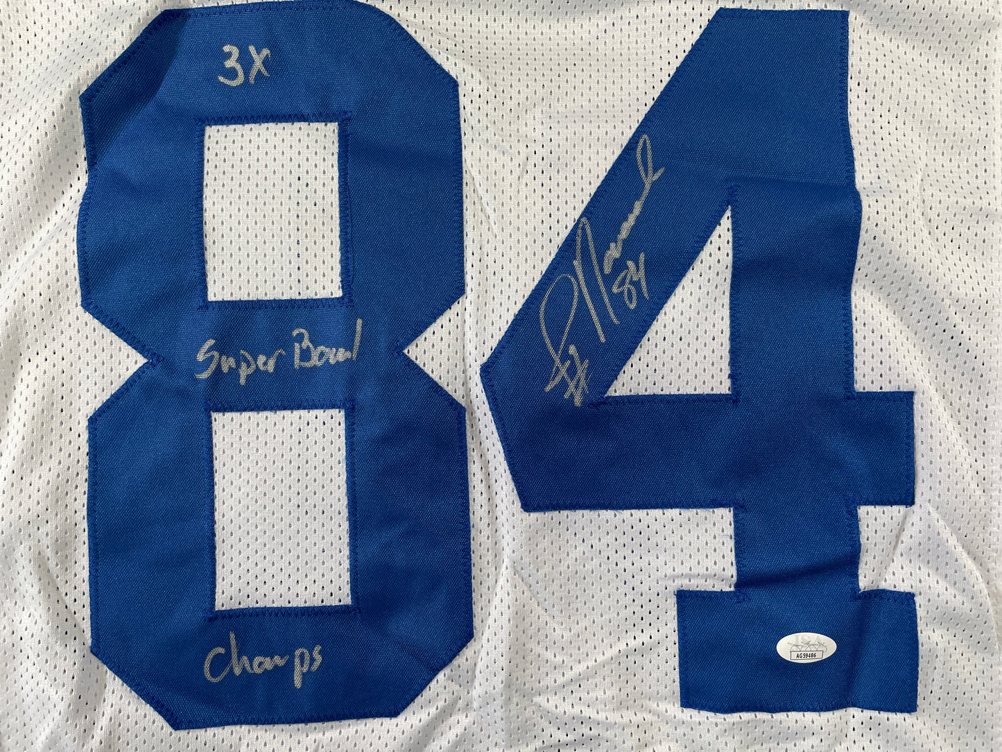 JAY NOVACEK DALLAS COWBOYS SIGNED HOME JERSEY w/INSC Wyoming JSA