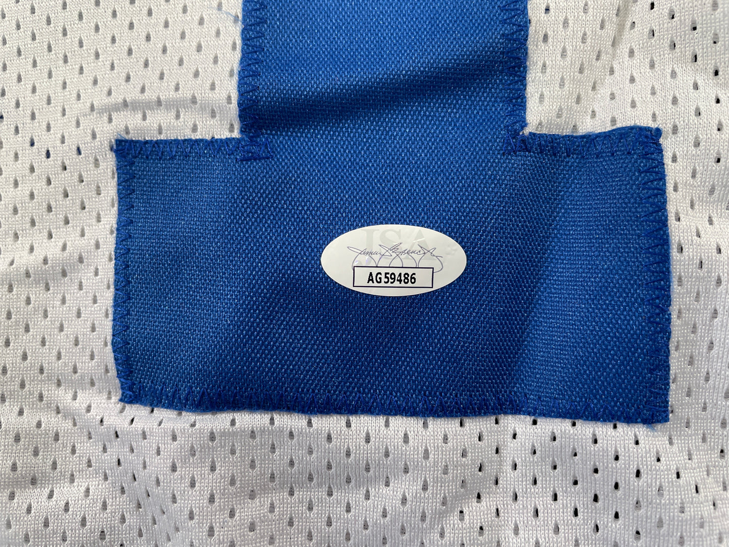 JAY NOVACEK DALLAS COWBOYS SIGNED HOME JERSEY w/INSC Wyoming JSA
