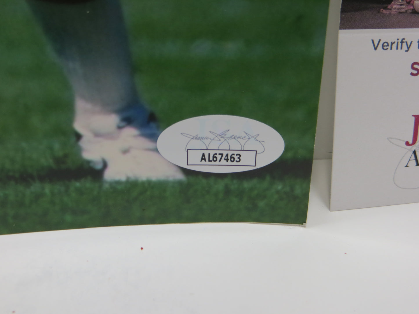 JOHN STALLWORTH PITTSBURGH STEELERS SIGNED 8x10 PHOTO JSA COA