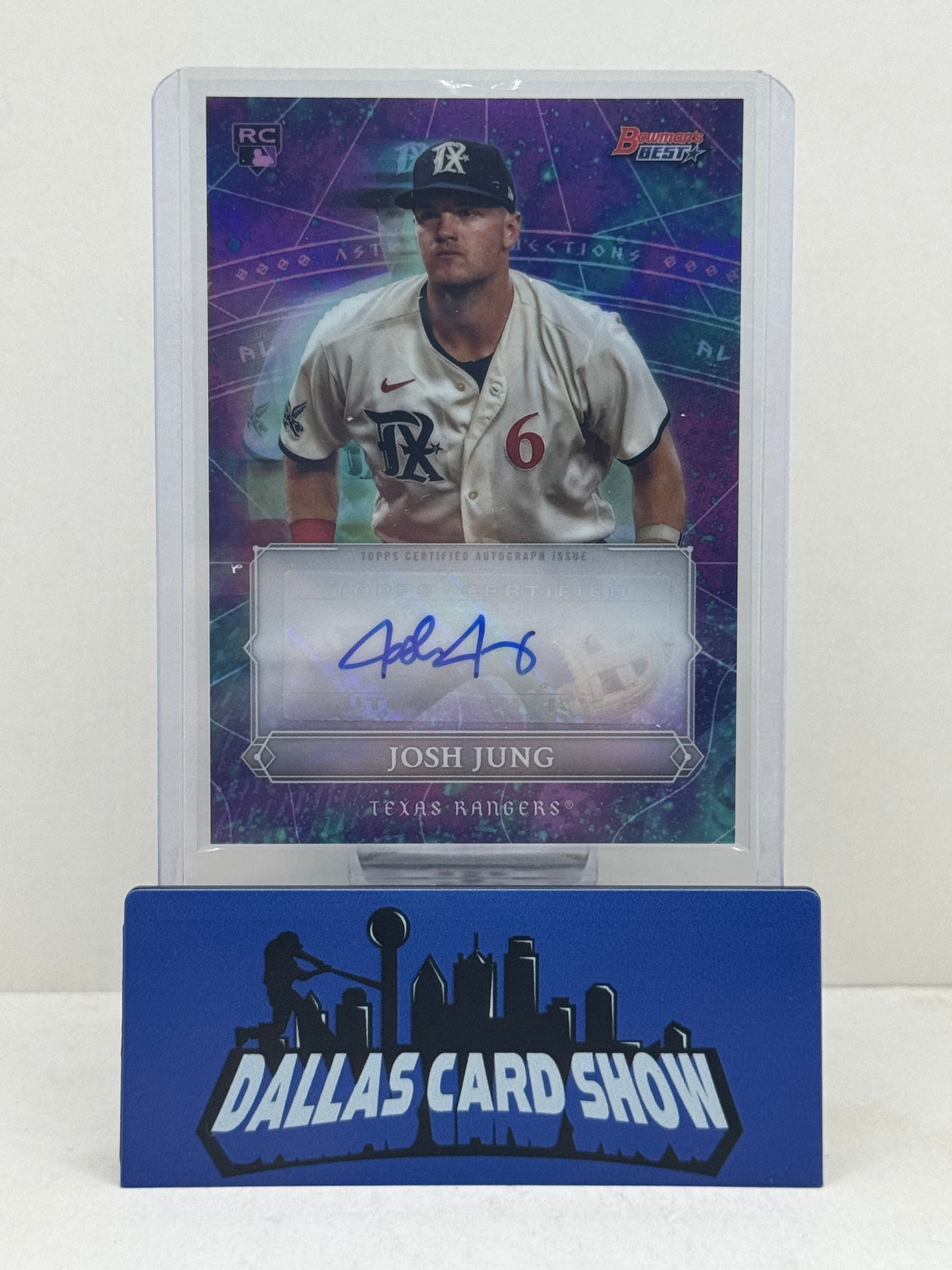 2023 Bowman's Best #APA-JJ Josh Jung Astral Projections Autograph Card /99