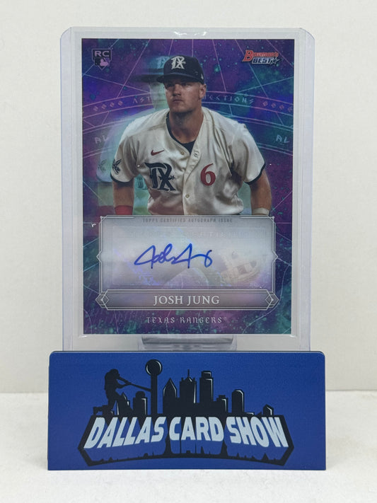 2023 Bowman's Best #APA-JJ Josh Jung Astral Projections Autograph Card /99