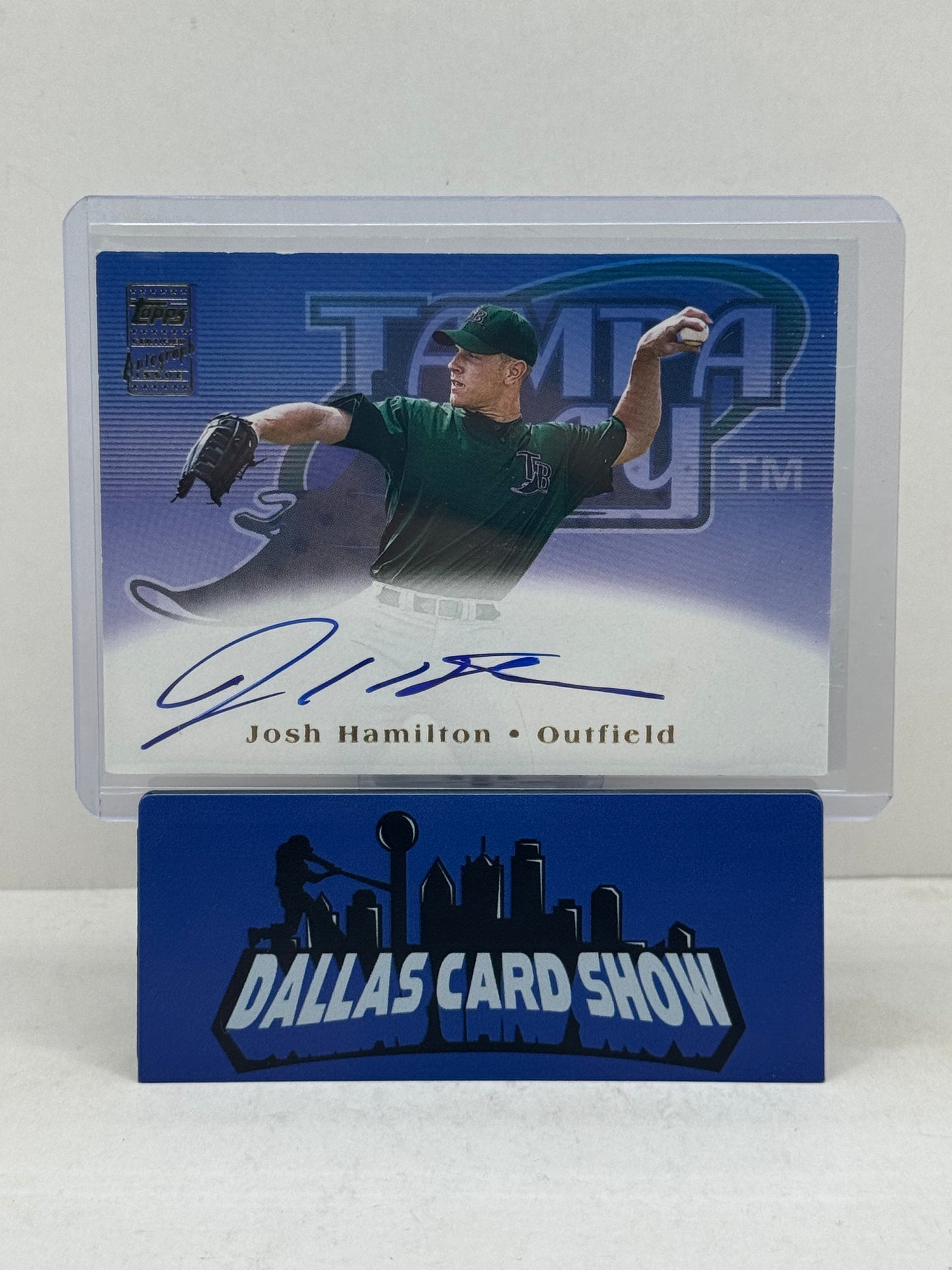 2002 Topps #TA-JH Josh Hamilton Autograph Texas Rangers