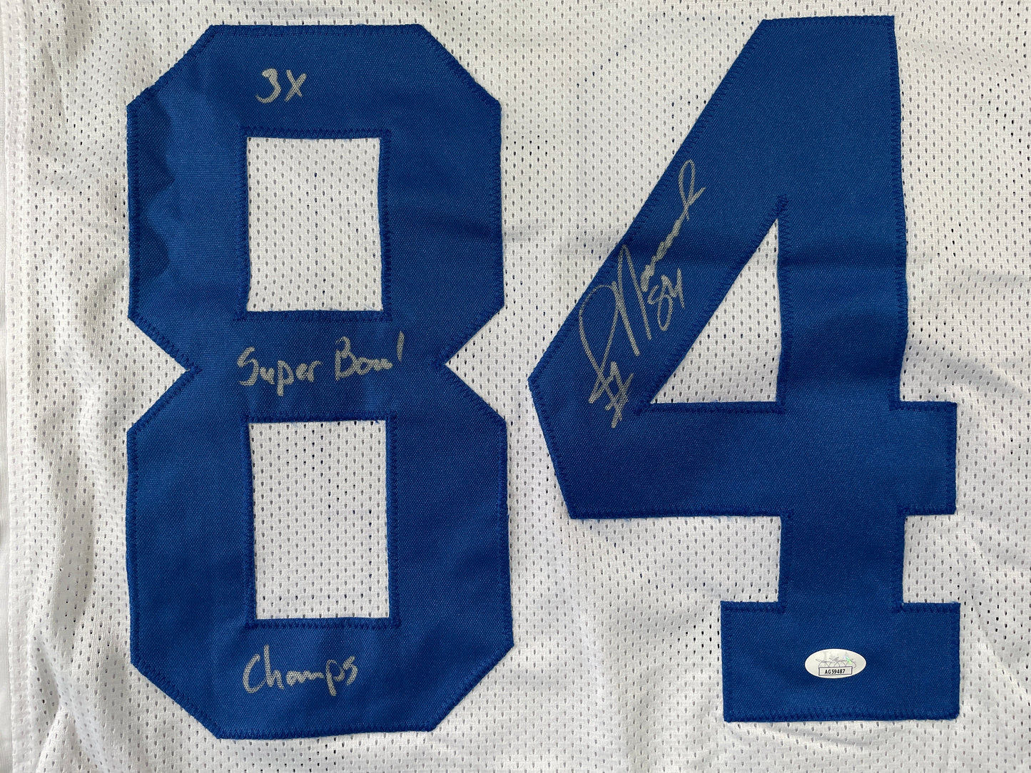 JAY NOVACEK DALLAS COWBOYS SIGNED HOME JERSEY w/INSC Wyoming JSA