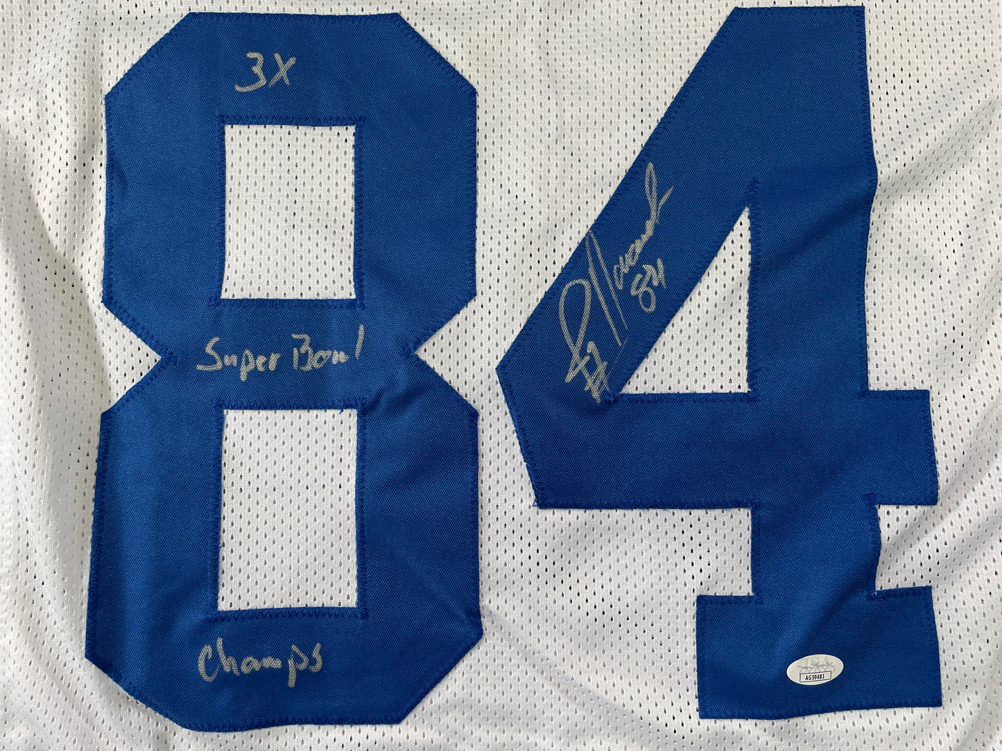 JAY NOVACEK DALLAS COWBOYS SIGNED HOME JERSEY w/INSC Wyoming JSA
