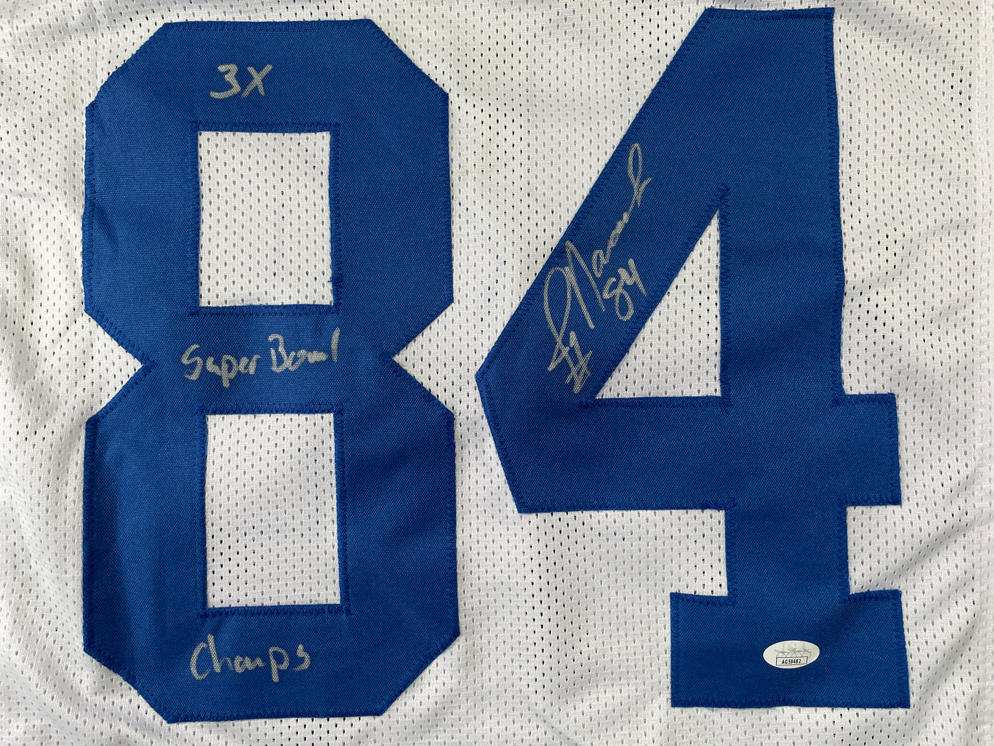 JAY NOVACEK DALLAS COWBOYS SIGNED HOME JERSEY w/INSC Wyoming JSA