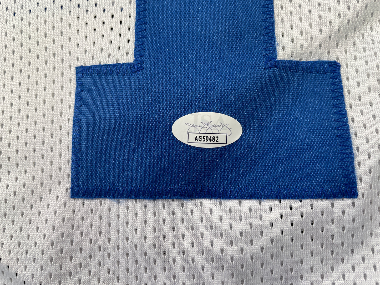 JAY NOVACEK DALLAS COWBOYS SIGNED HOME JERSEY w/INSC Wyoming JSA