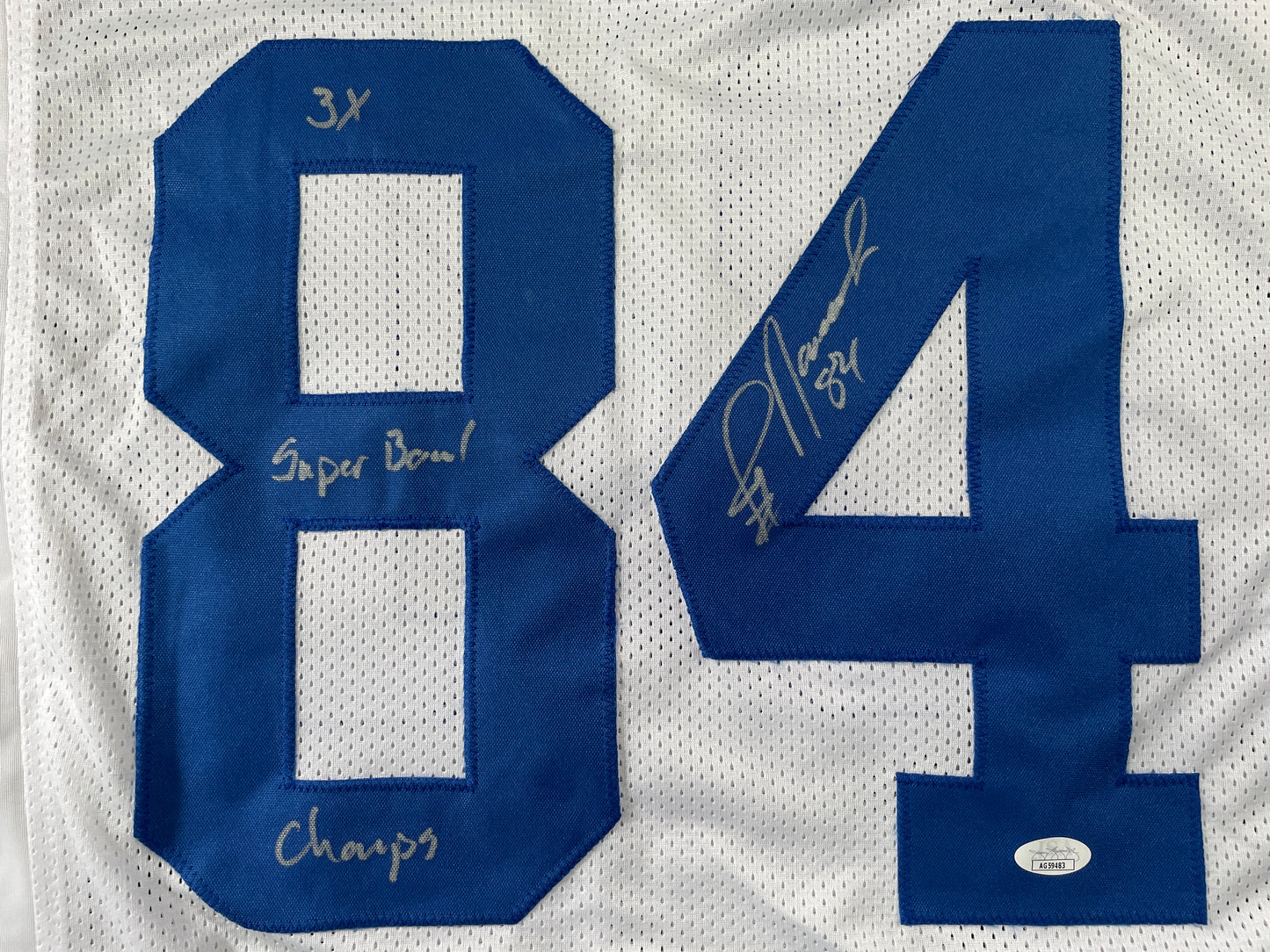 JAY NOVACEK DALLAS COWBOYS SIGNED HOME JERSEY w/INSC Wyoming JSA