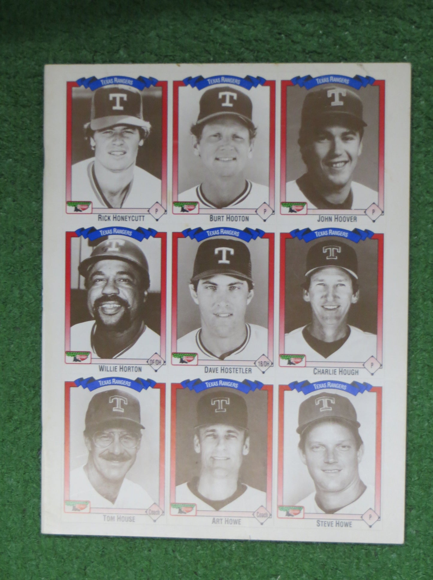 TEXAS RANGERS All-Time Card Series #4 Charlie Hough Tom House Fergie Jenkins