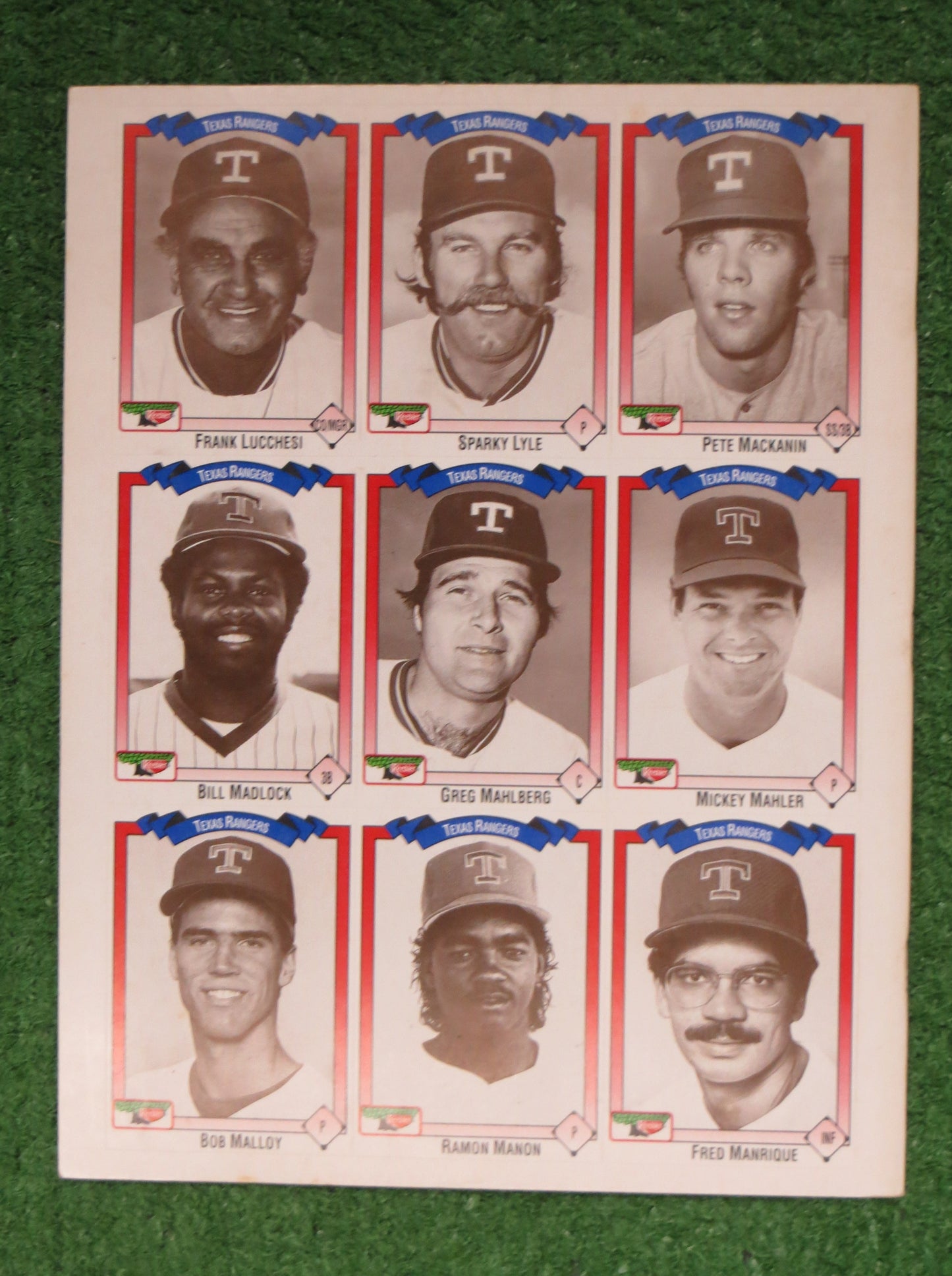 TEXAS RANGERS All-Time Card Series #4 Charlie Hough Tom House Fergie Jenkins