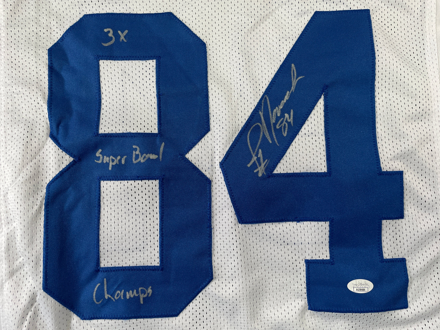 JAY NOVACEK DALLAS COWBOYS SIGNED HOME JERSEY w/INSC Wyoming JSA