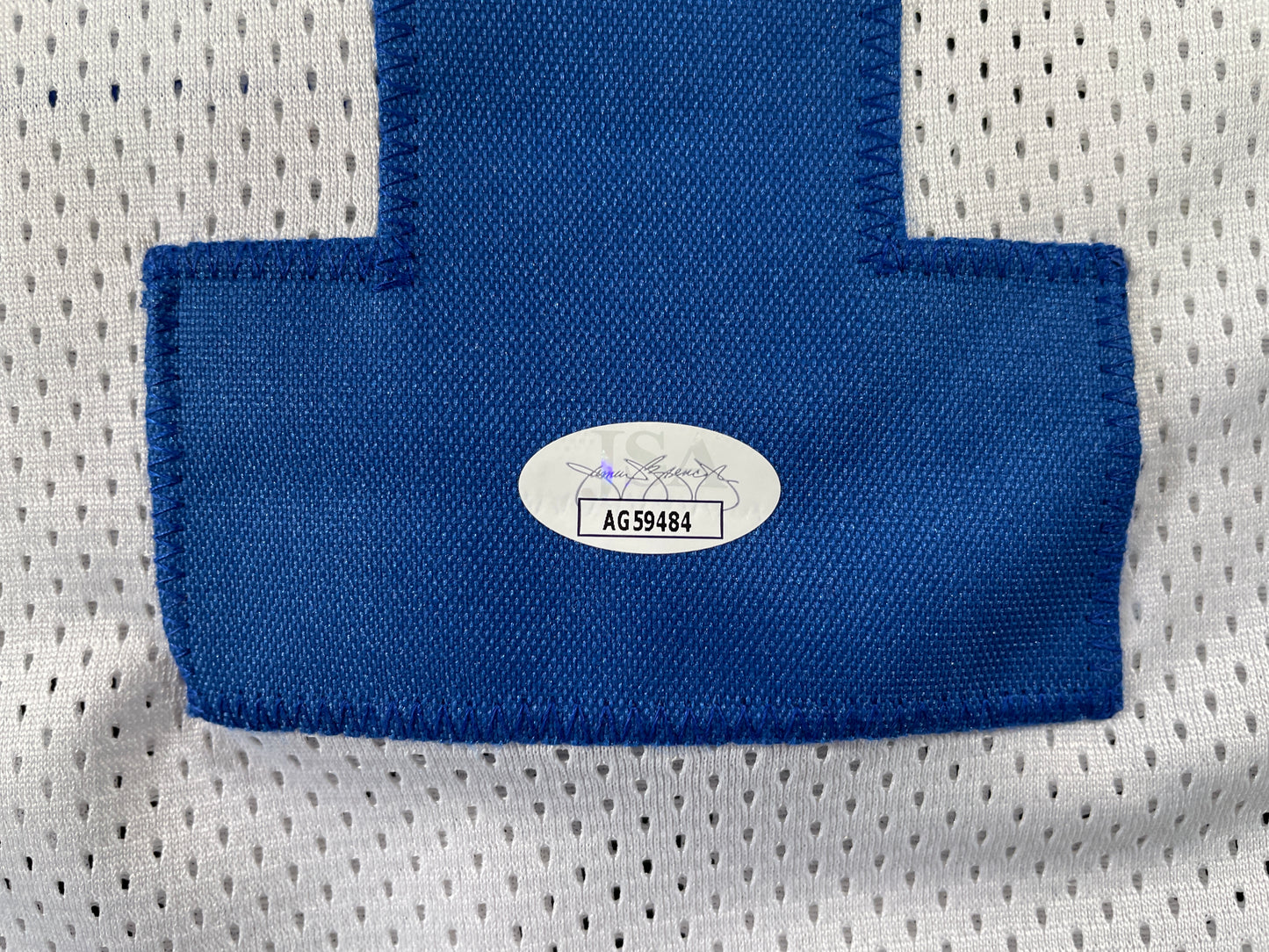 JAY NOVACEK DALLAS COWBOYS SIGNED HOME JERSEY w/INSC Wyoming JSA