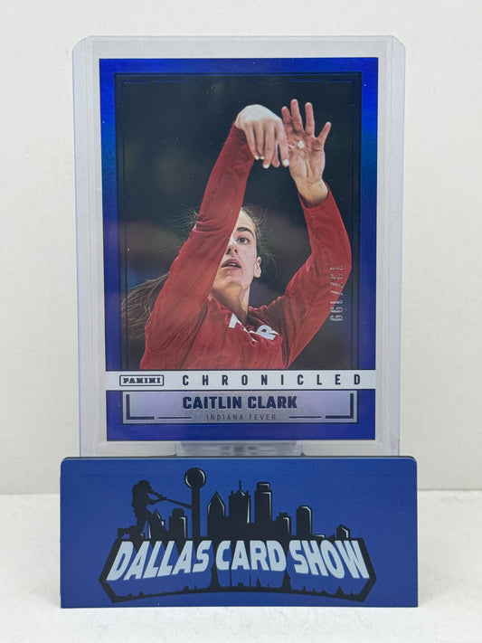 2025 Panini Catlin Clark Chronicled #94 Caitlin Clark Snapshots Blue /199