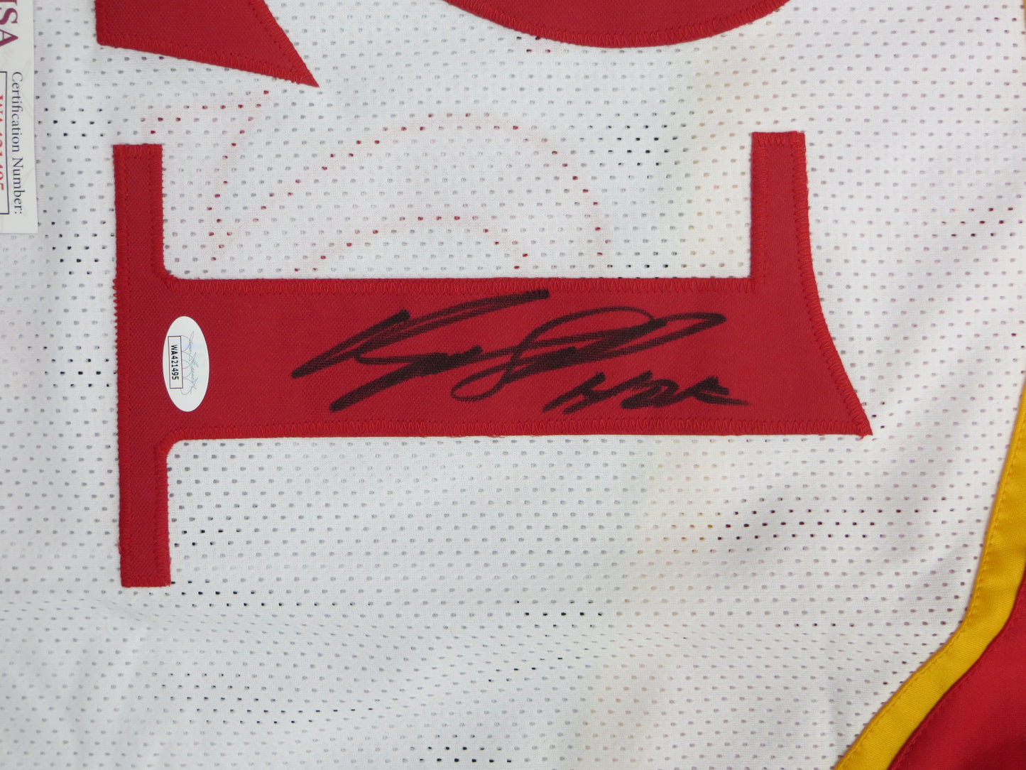 DOMINIQUE WILKINS ATLANTA HAWKS SIGNED JERSEY JSA COA