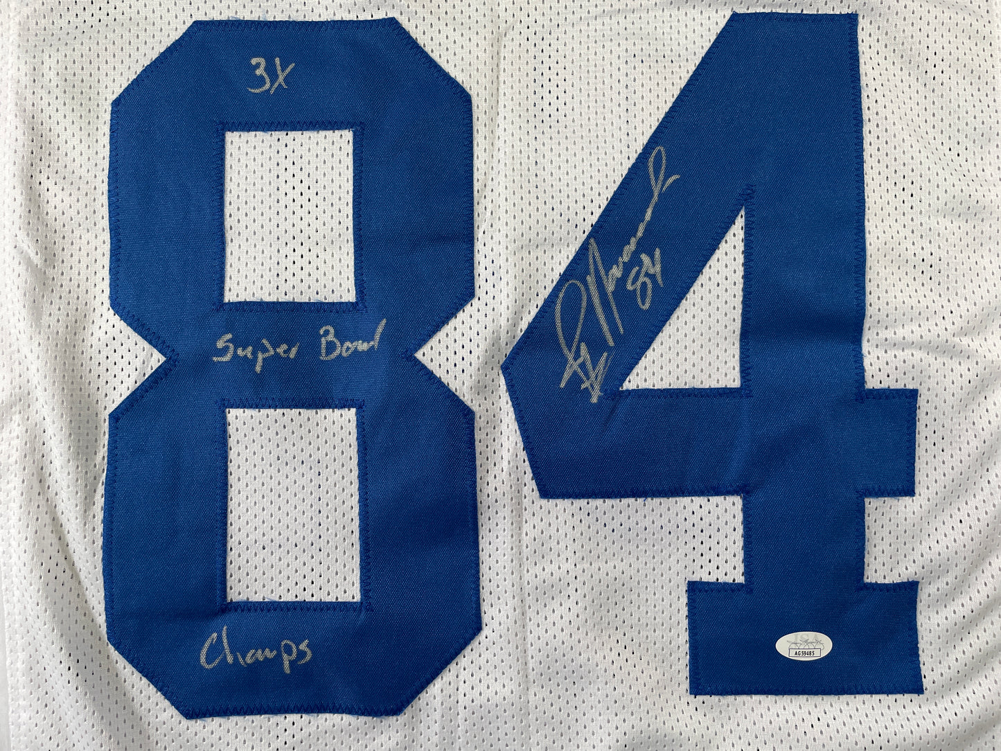 JAY NOVACEK DALLAS COWBOYS SIGNED HOME JERSEY w/INSC Wyoming JSA